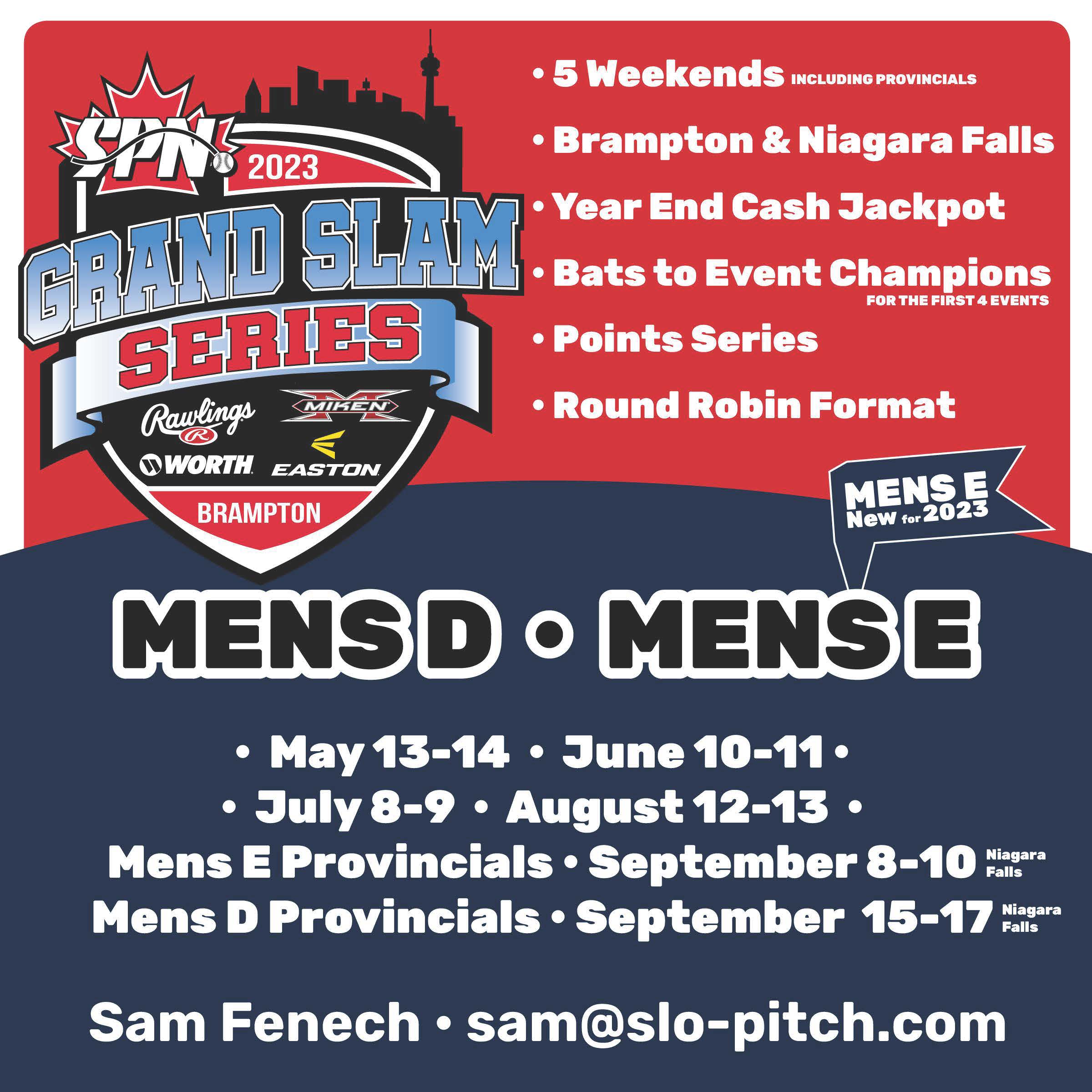 Slo Pitch National Sanctioned Canadian Wide Slo Pitch Leagues 